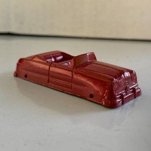 Vintage Tootsietoy Red 2-Door Convertible Car Body, 1950s Era Collectible Toy